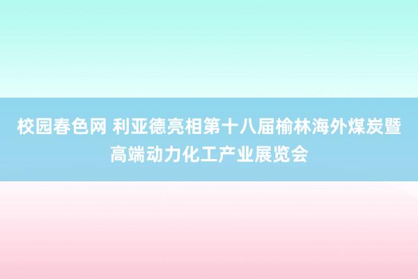 校园春色网 利亚德亮相第十八届榆林海外煤炭暨高端动力化工产业展览会