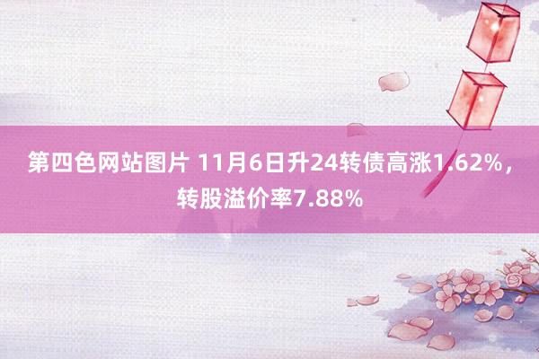 第四色网站图片 11月6日升24转债高涨1.62%，转股溢价率7.88%