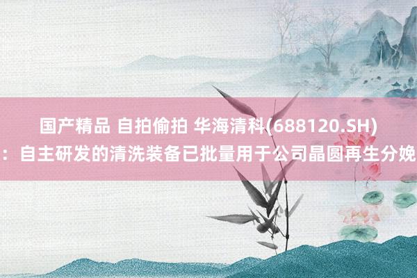 国产精品 自拍偷拍 华海清科(688120.SH)：自主研发的清洗装备已批量用于公司晶圆再生分娩